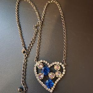 Crystal heart necklace